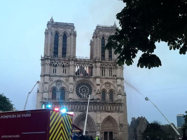 The Fire Of Notre Dame de Paris