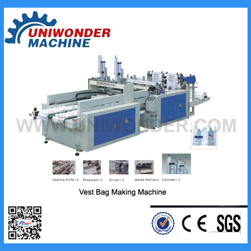 Automatic Double-line Vest Bag Making Machine